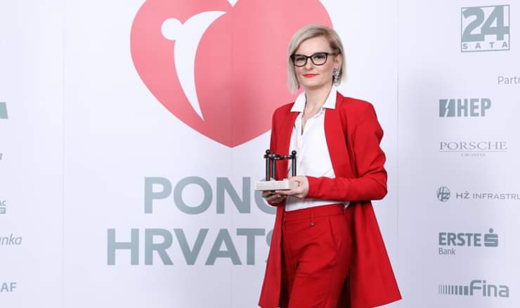 dobitnica nagrade Ponos Hrvatske Kristina Kovačević